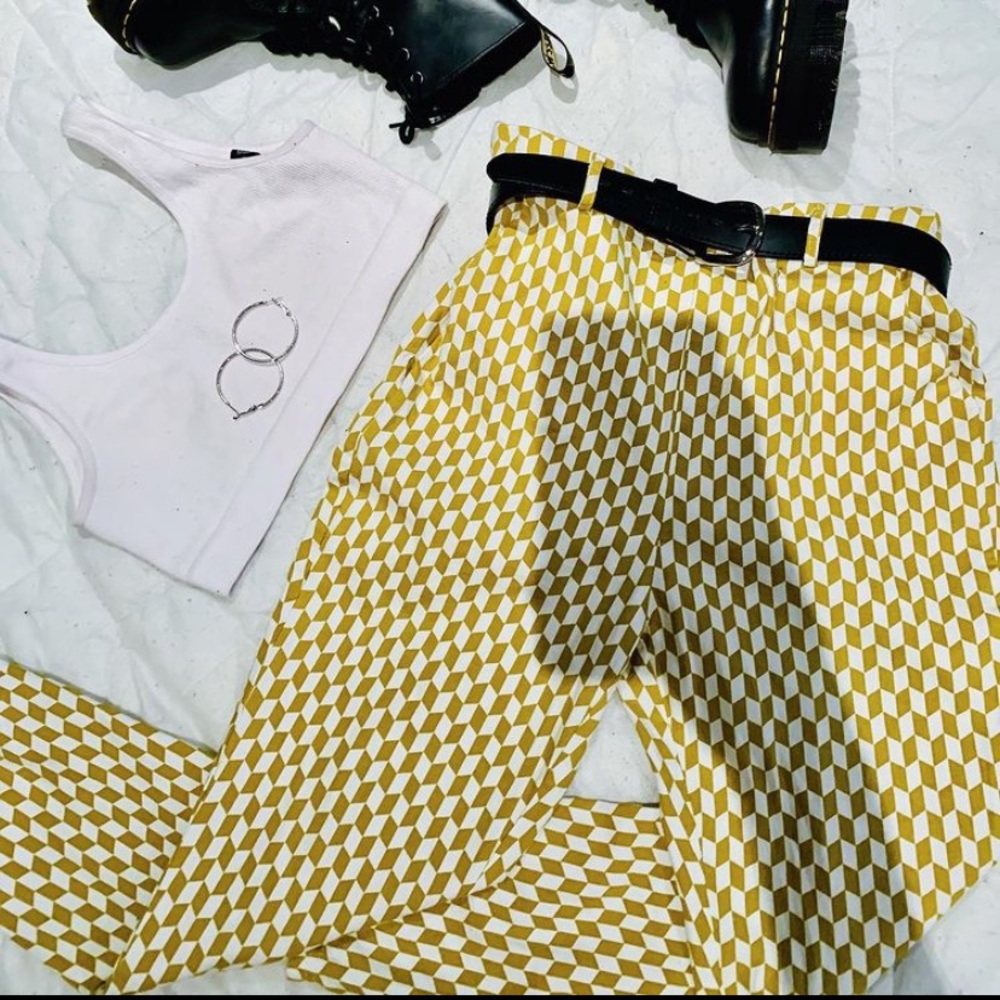 Shein Yellow Pants